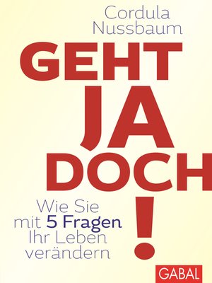 cover image of Geht ja doch!